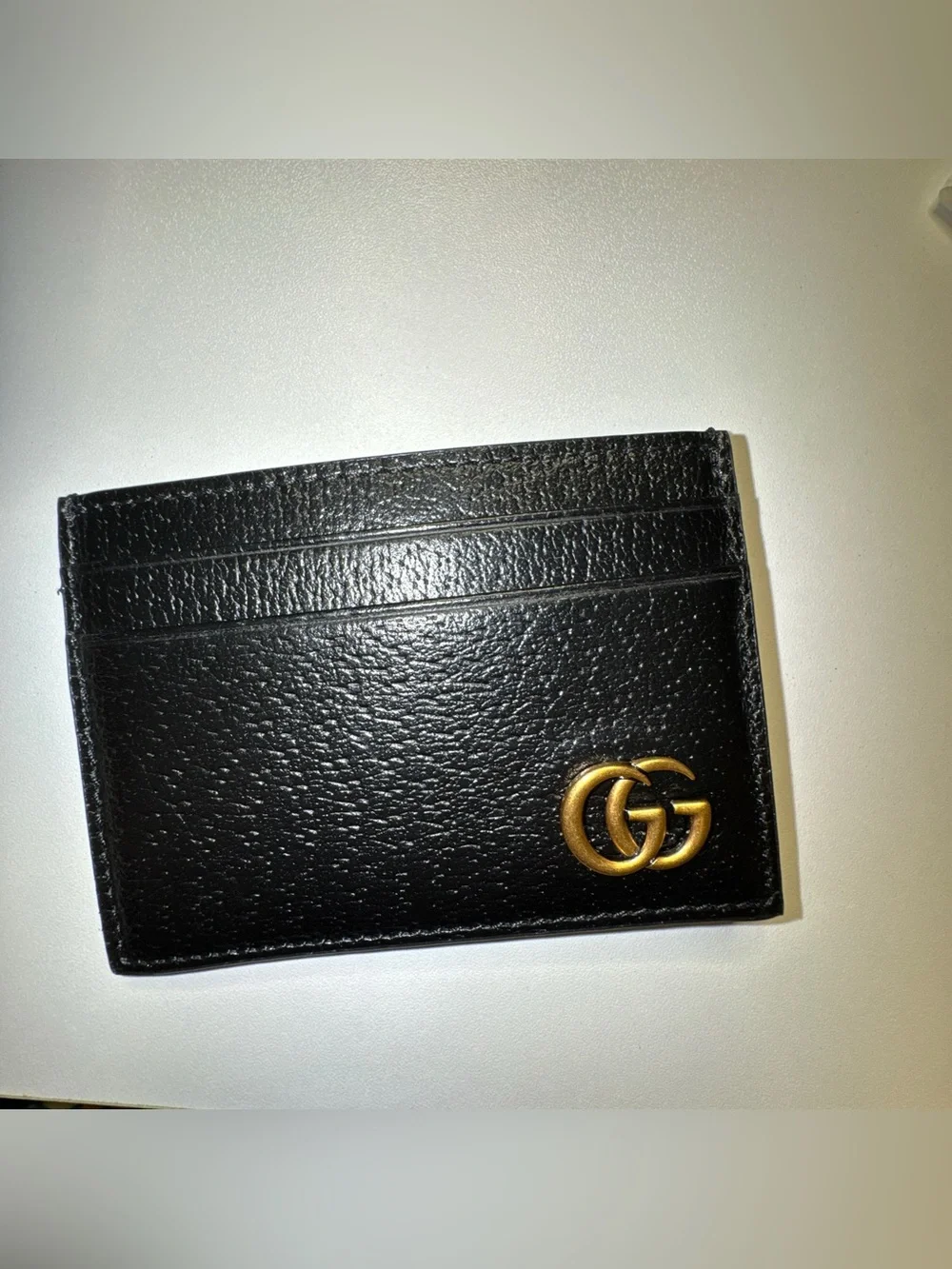 Gucci money clip card holder wallet